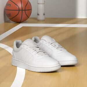 Adidas 8.5 White New Sneakers Low-Top Minimalist Design